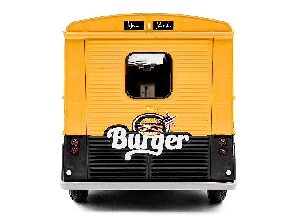 Citroën Type HY NYC Burgers 1969 1:18 Solido Amarelo - Atacado de