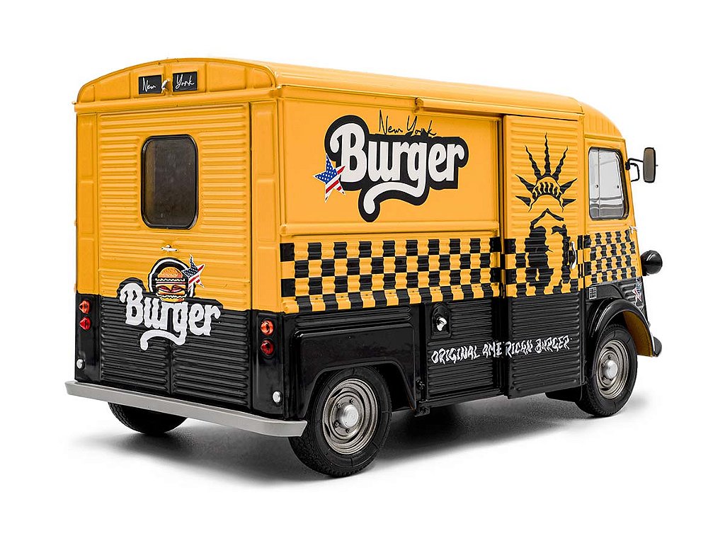 1/18 シトロエン タイプHY 1969 イエロートラック CitroenHY Citroën Type HY NYC Burgers 1969 1:18 Solido Amarelo - Atacado de