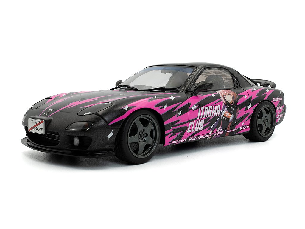Mazda RX7 FD3RS Solido Works Itasha Club Pink 1999 1:18 Solido