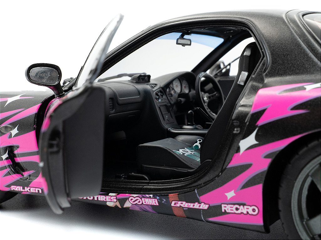 Mazda RX7 FD3RS Solido Works Itasha Club Pink 1999 1:18 Solido