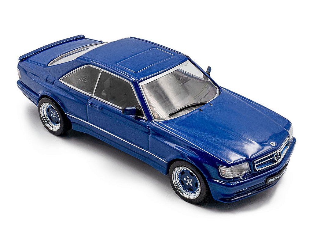 Mercedes Benz 560 SEC AMG Widebody 1990 1:43 Solido Azul - Atacado
