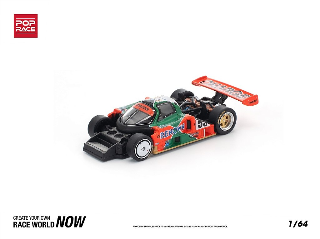 Mazda 787B 1991 Winner 24Hs Le Mans 1:64 POP RACE - Atacado de