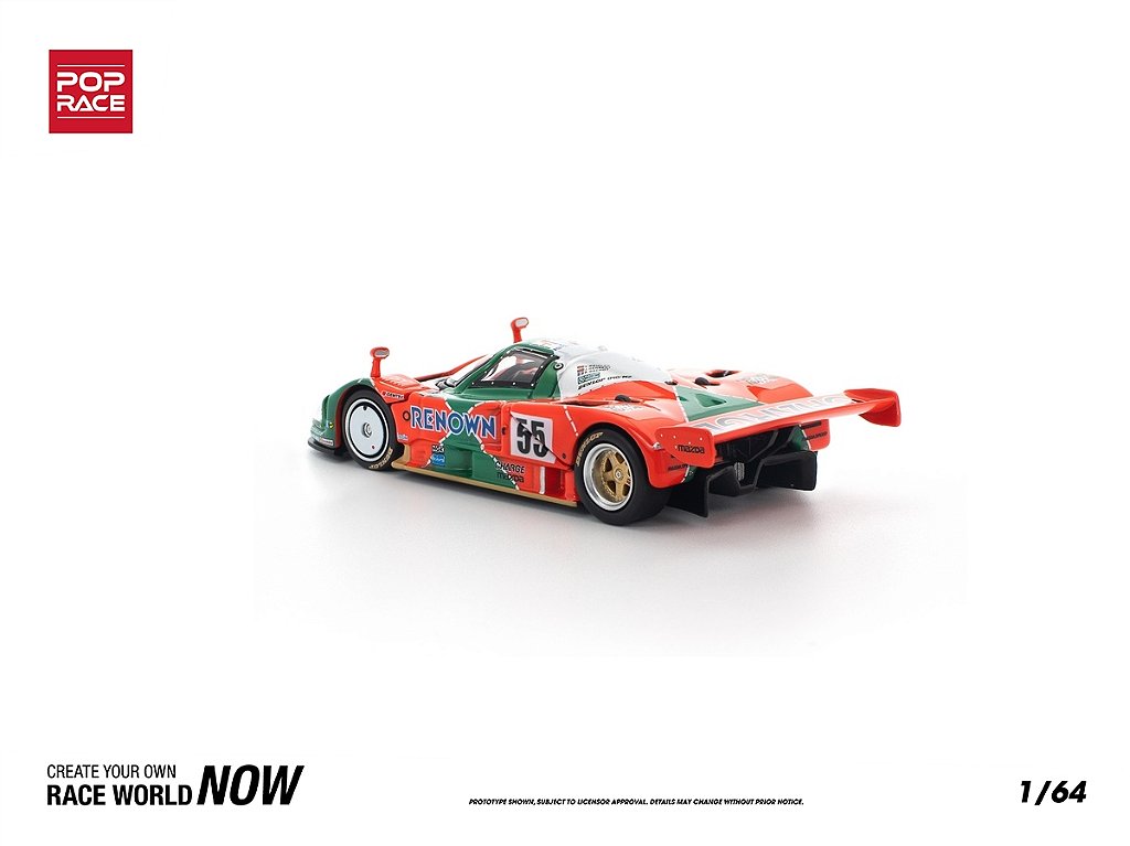 Mazda 787B 1991 Winner 24Hs Le Mans 1:64 POP RACE - Atacado de