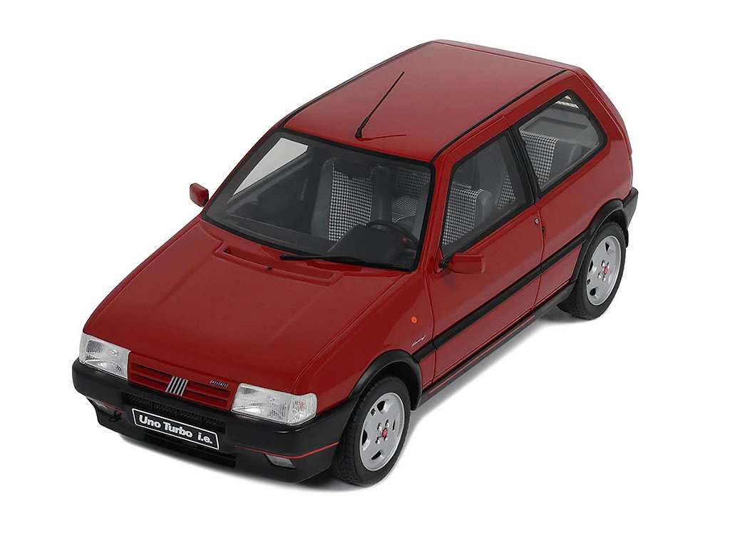 Fiat Uno Turbo I.E 1990 1:18 OttOmobile Vermelho - Atacado de