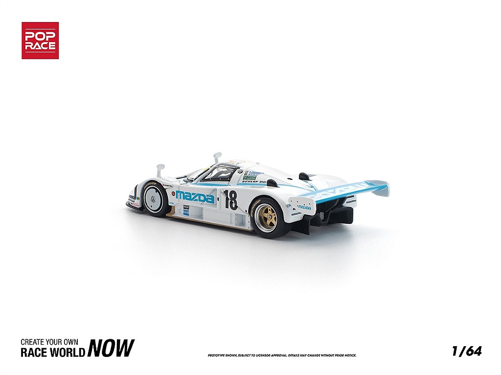 Mazda 787B 1991 #181 24Hs LeMans 1:64 POP RACE - Atacado de Miniaturas