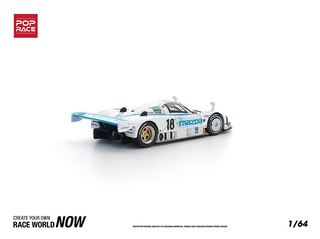 シュンページ① Mazda 787B 1991 #181 24Hs LeMans 1:64 POP RACE - Atacado de Miniaturas