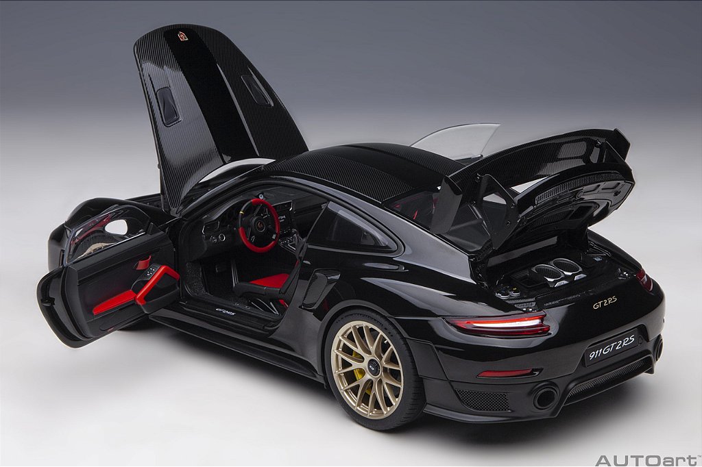 Porsche 911 (991.2) GT2 RS Weissach Package 1:18 Autoart Preto