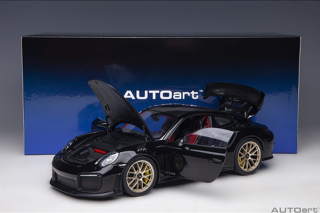 Porsche 911 (991.2) GT2 RS Weissach Package 1:18 Autoart Preto