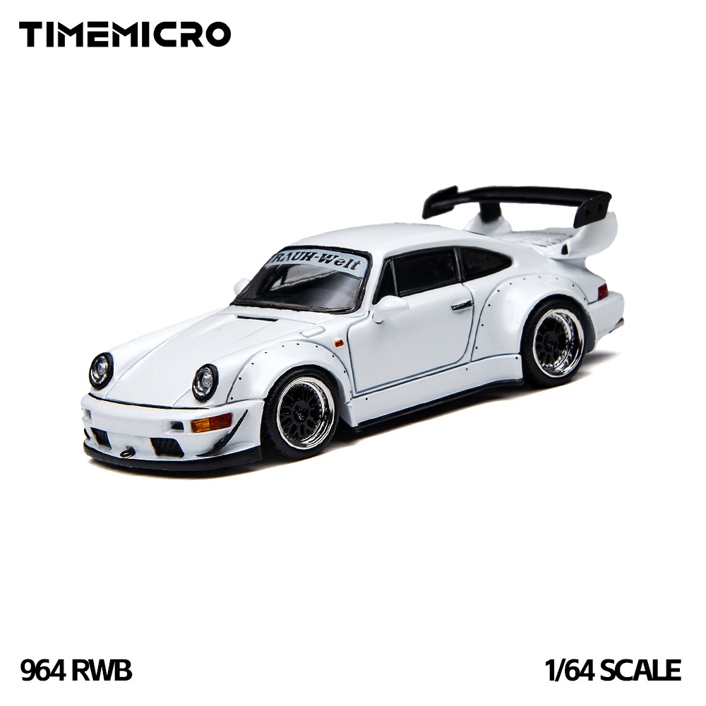 PRÉ-ORDER *** RWB 964 1:64 TimeMicro Branco - Atacado de Miniaturas
