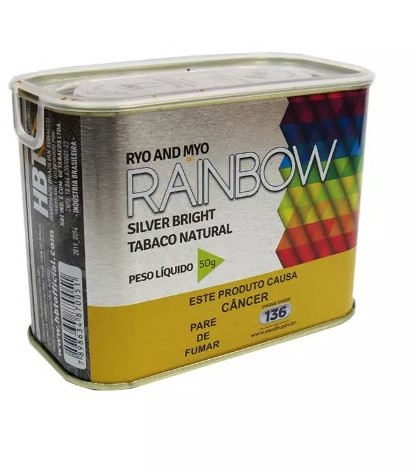 Tabaco Rainbow Lata 50g - Unidade - Tabacaria Gold Luxor