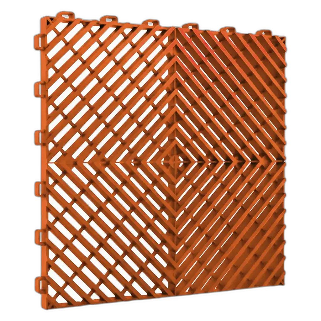 Mandala Piso Modular 30x30 Laranja