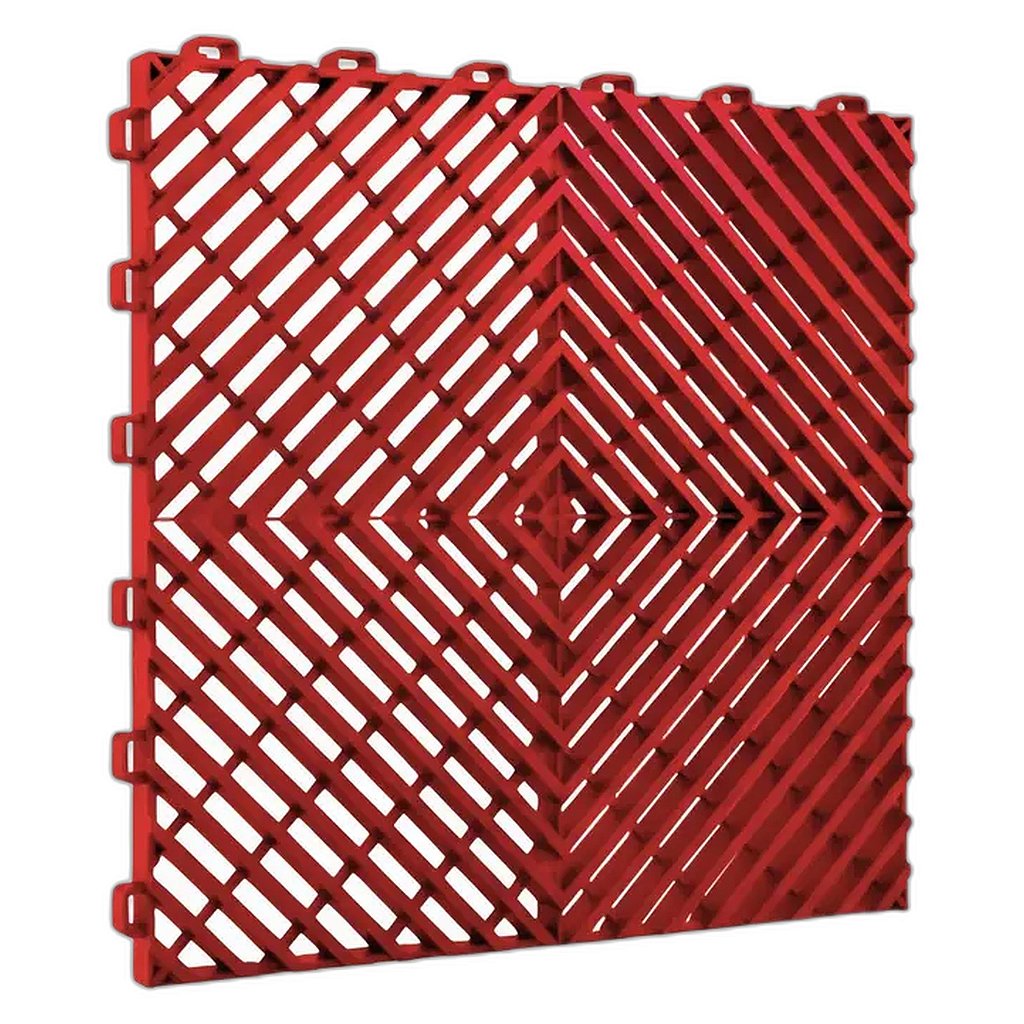 Mandala Piso Modular 30x30 Vermelho