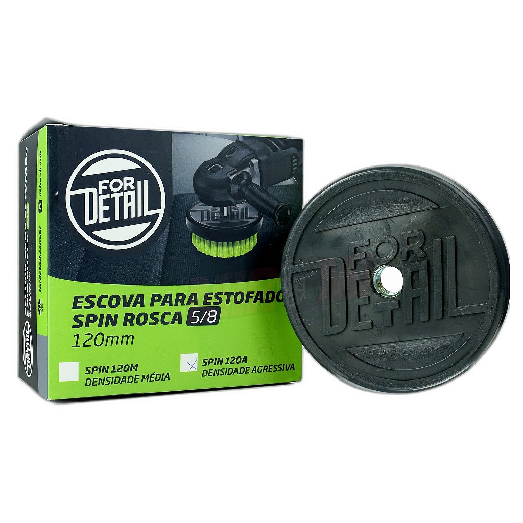 For Detail Escova Estofado Spin 120A Agressiva 5/8