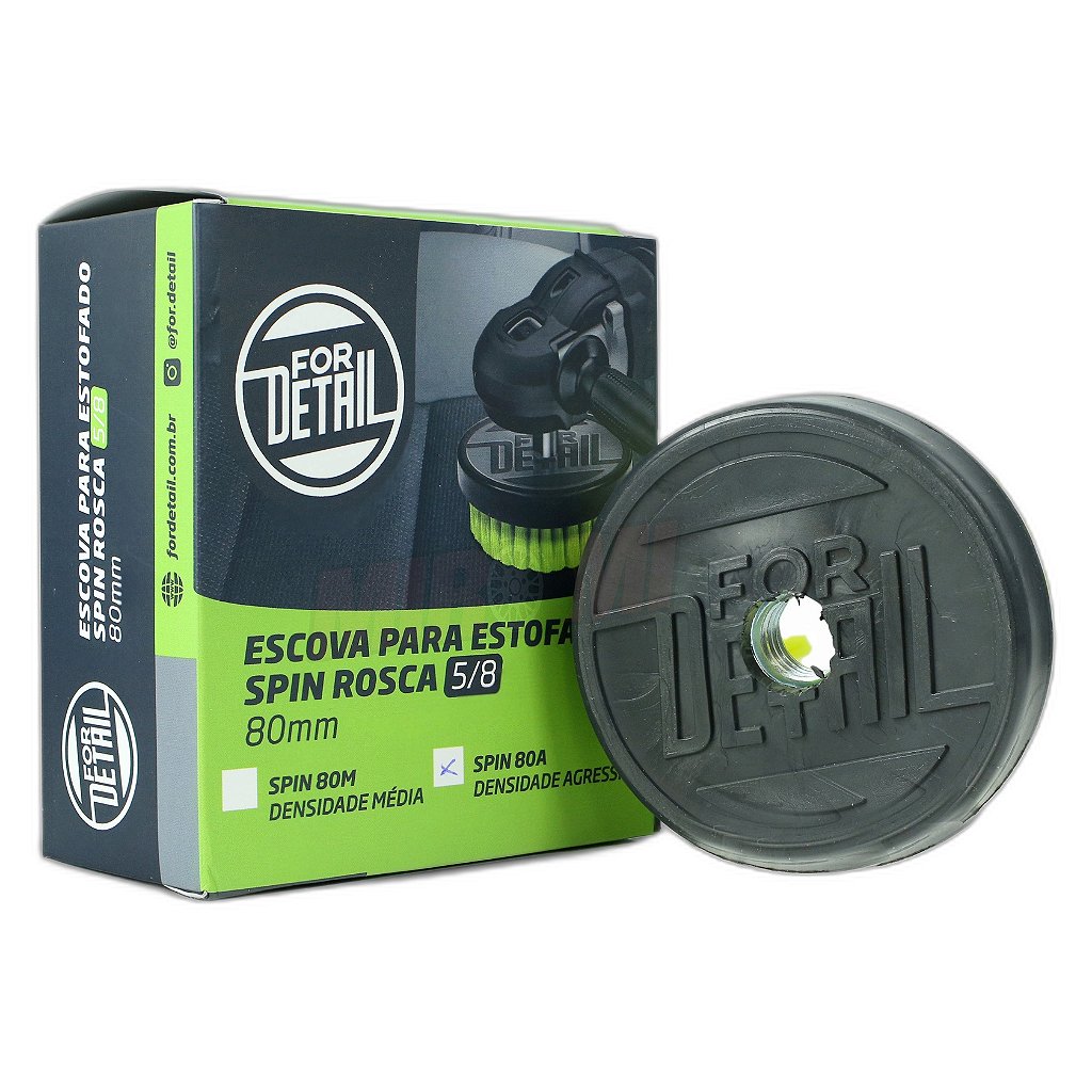 For Detail Escova Estofado Spin 80A 5/8