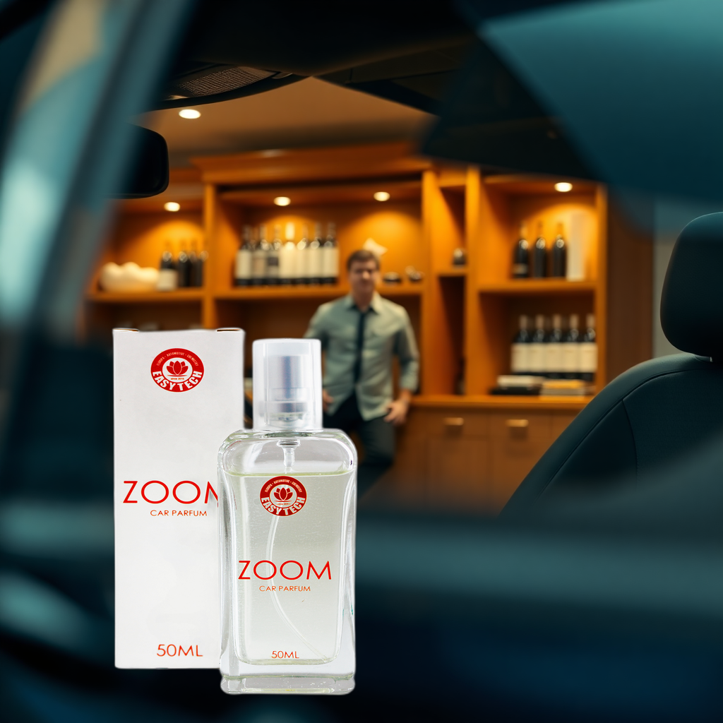 Aromatizante Automotivo Zoom 50ml Easytech | Amadeirado e Cítrico