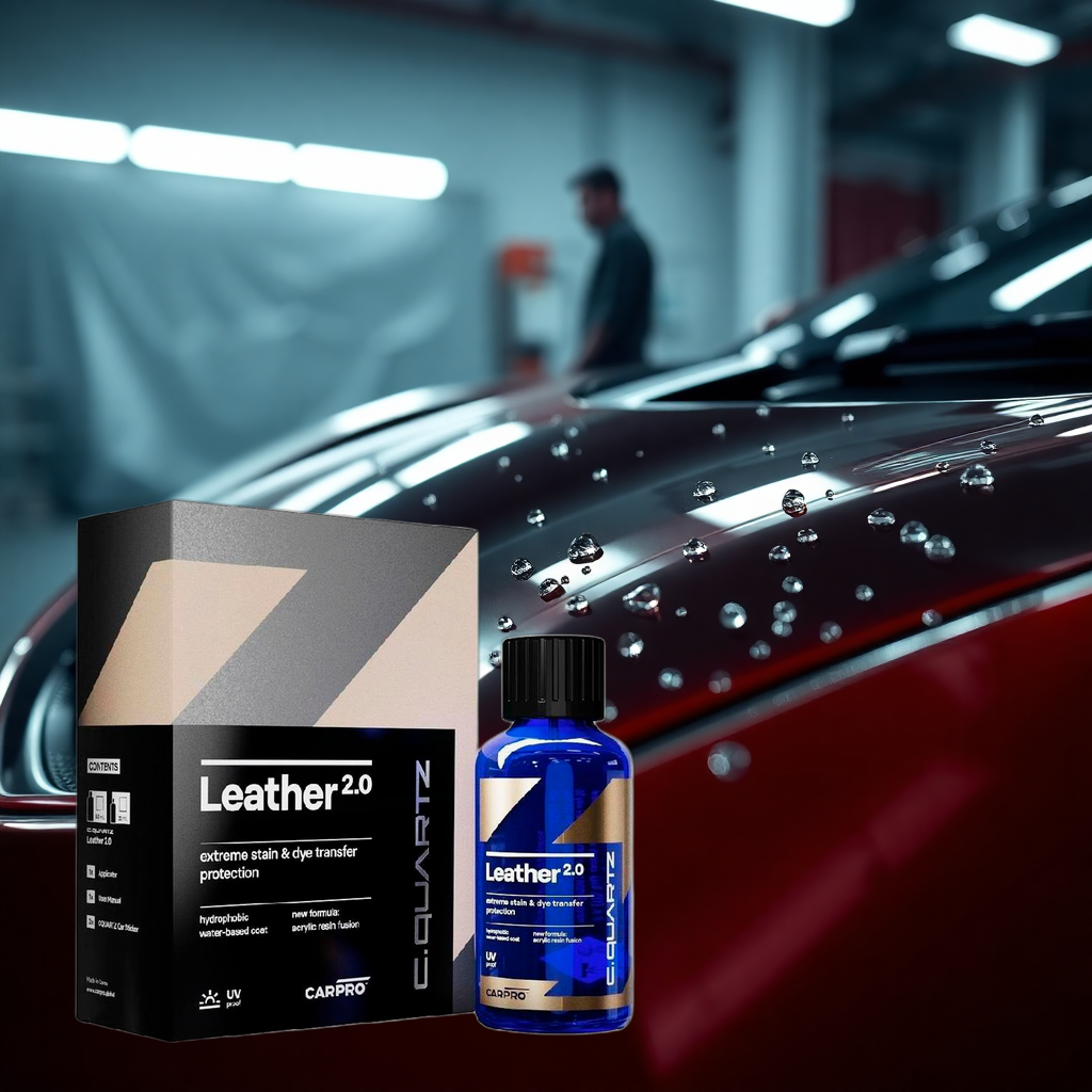 CQuartz Leather 2.0 & Vinyl CarPro 2.0 | Proteção para Couro e