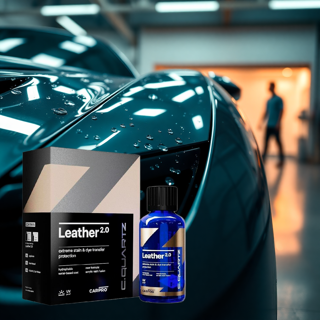 CQuartz Leather 2.0 & Vinyl CarPro 2.0 | Proteção para Couro e