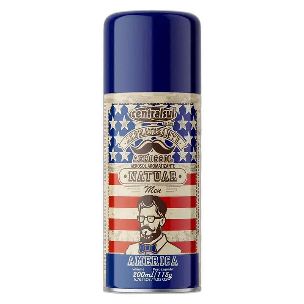 Centralsul Aromatizante Aerosol Natuar Men America 200ml