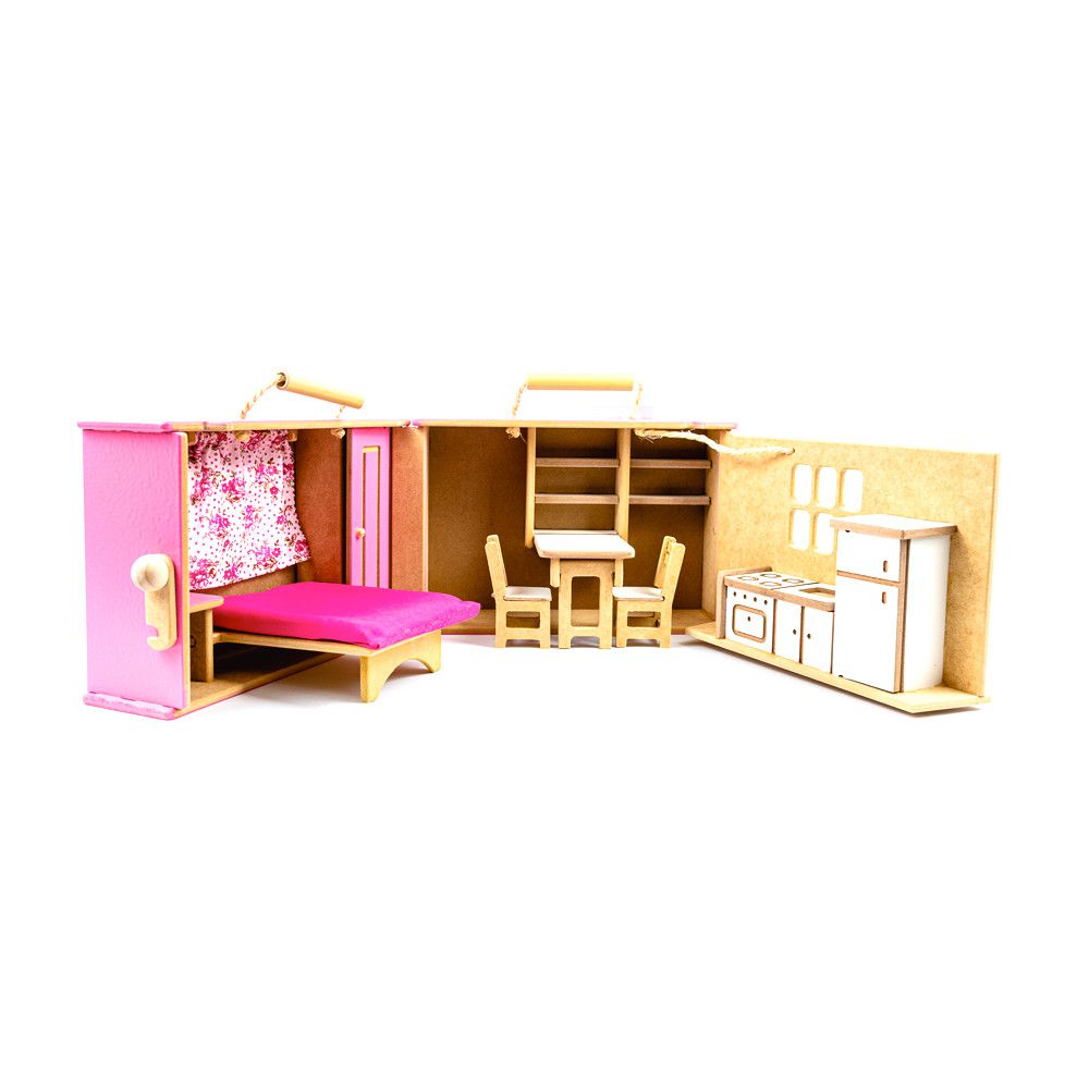 Casinha Maleta Superbacana Rosa