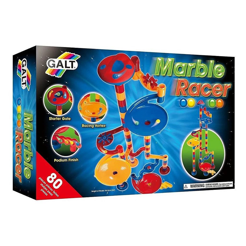 Corrida de Bolinhas Marble Racer - 80 Peças
