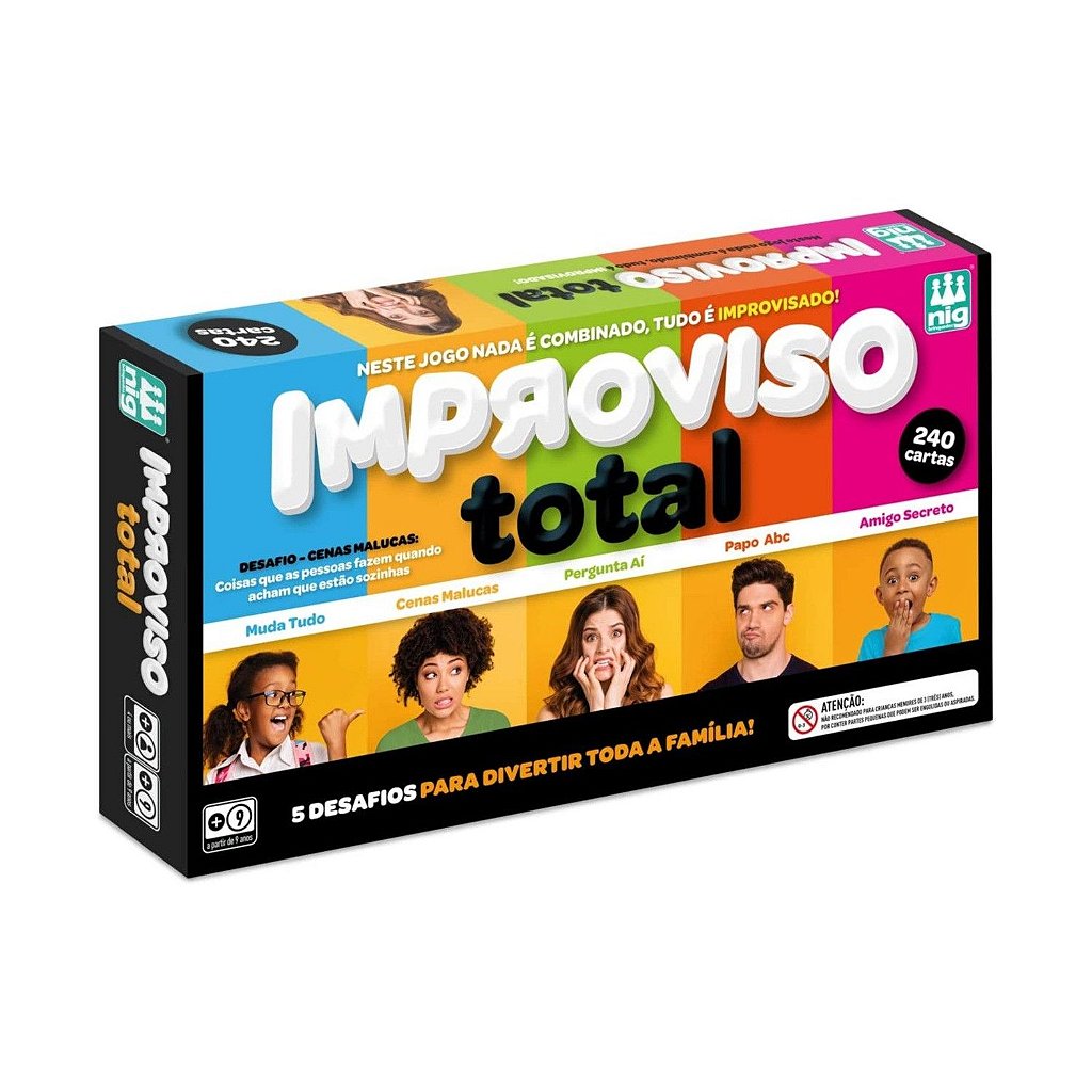 Jogo Improviso Total 240 Cartas