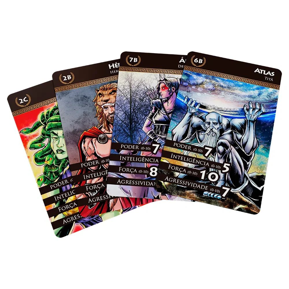 Jogo Super Trunfo Mitologia Grega