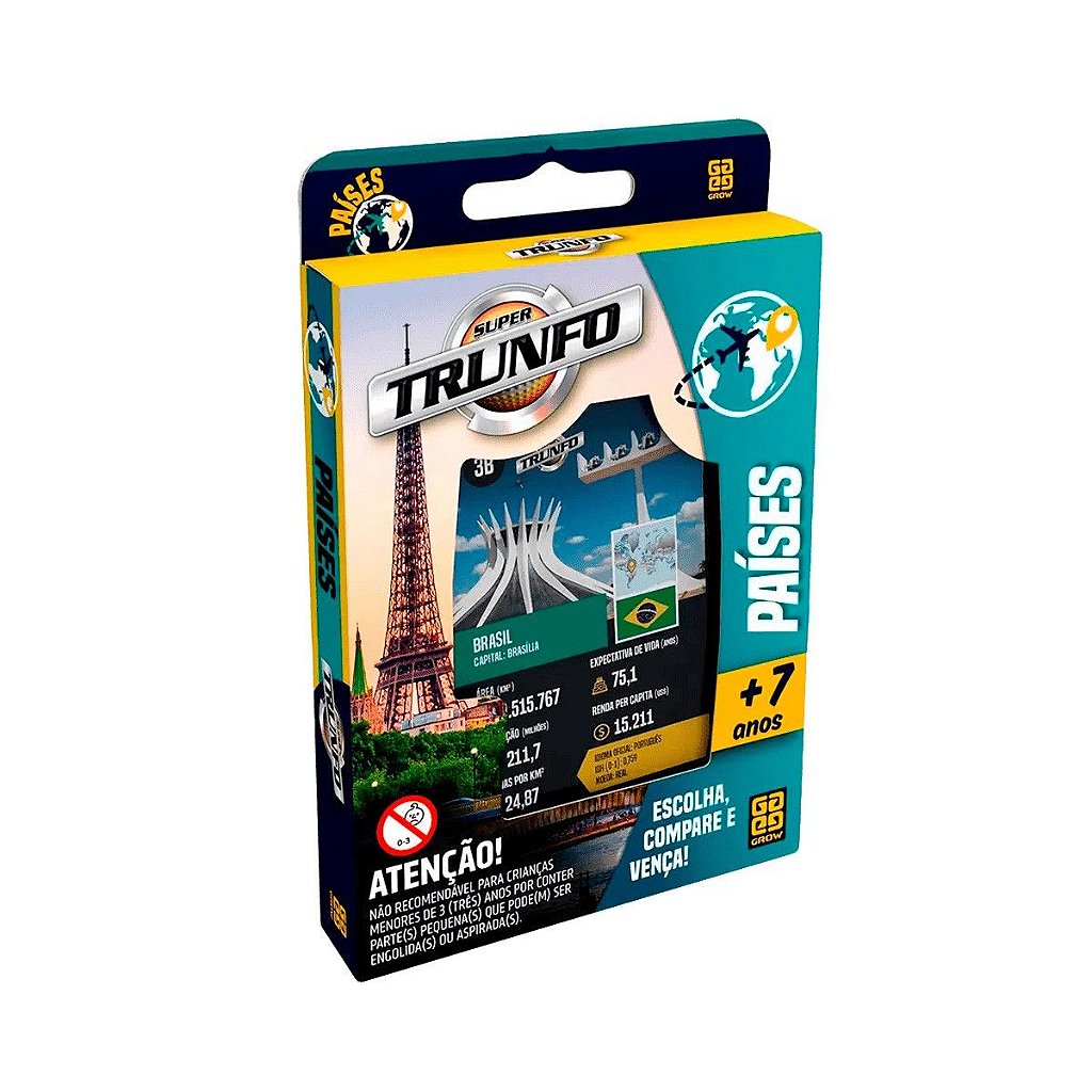Jogo Super Trunfo Países
