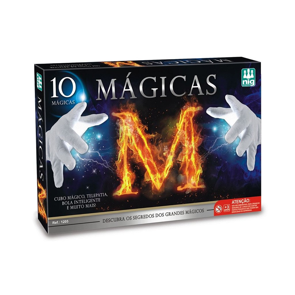 Kit com 10 Mágicas e Truques Super Interessantes