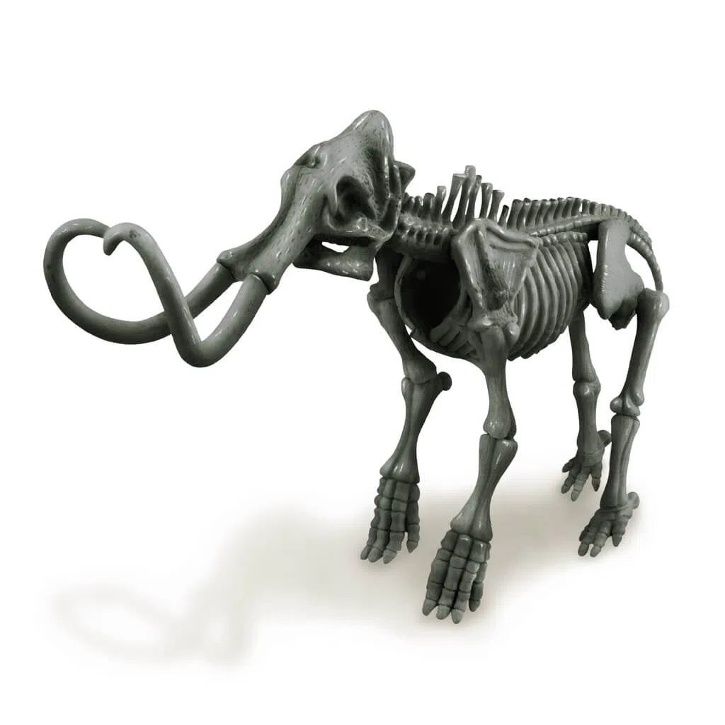 Kit de Paleontologia Mamute - Escavação de Fósseis e Esqueleto