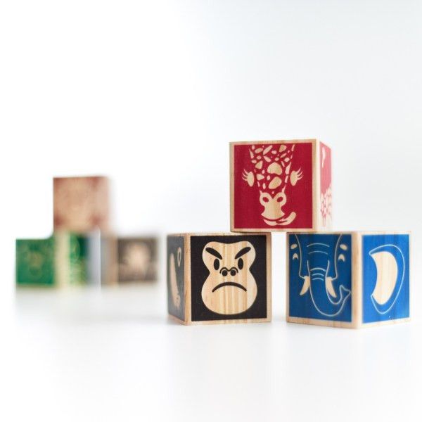 Kit Safari - Blocos de Montar de Animais