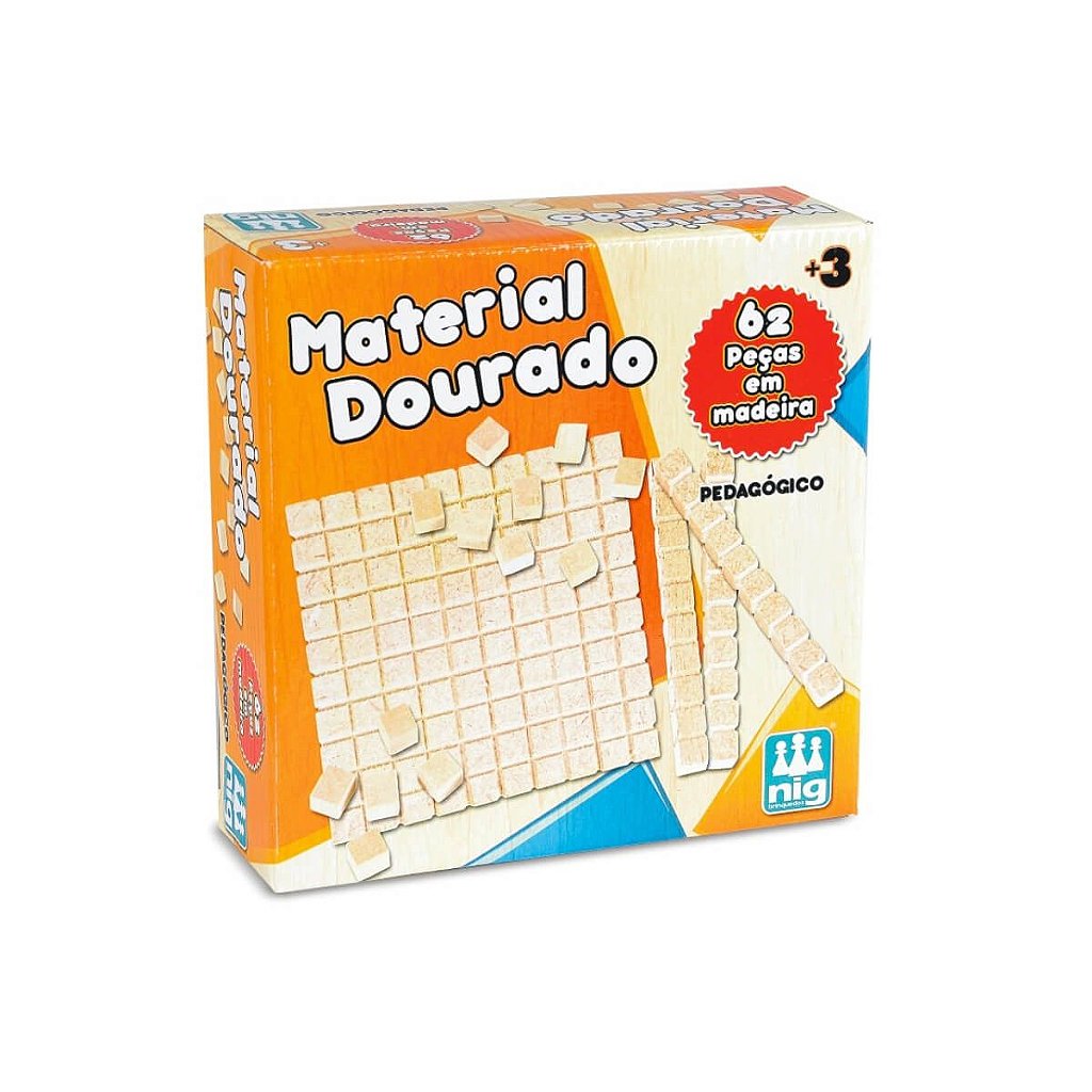 Material Dourado 62 Peças