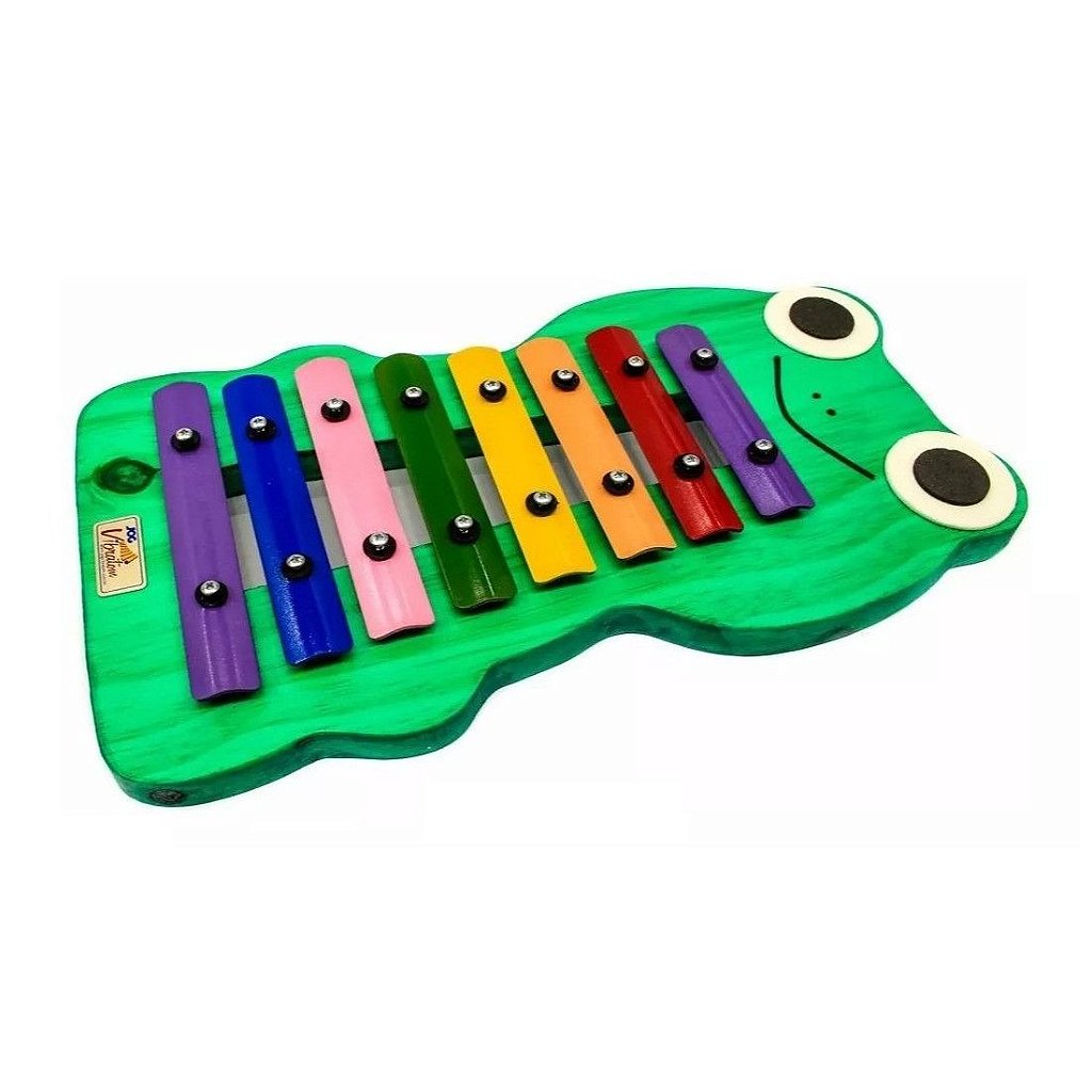 Metalofone Infantil Sapo Colorido