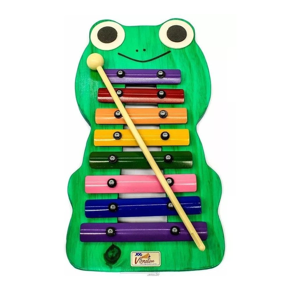 Metalofone Infantil Sapo Colorido