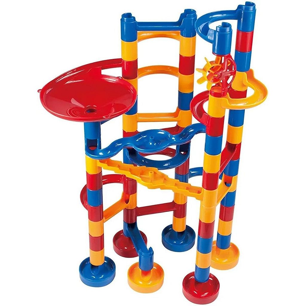 Super Corrida de Bolinhas Marble Run - 60 Peças