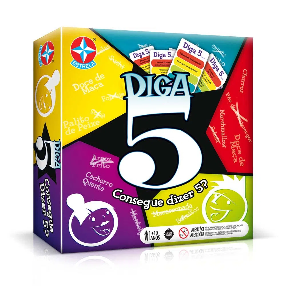Jogo de Vocabulário Diga 5