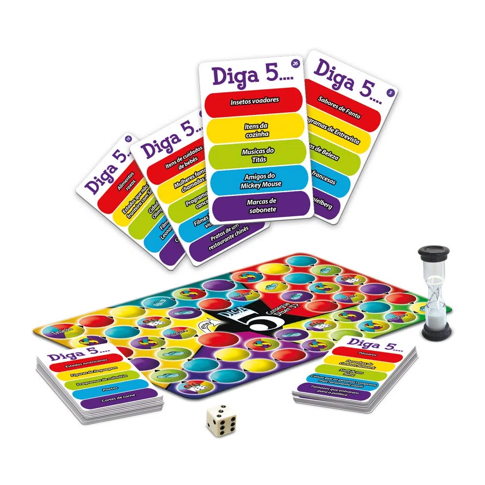 Jogo de Vocabulário Diga 5