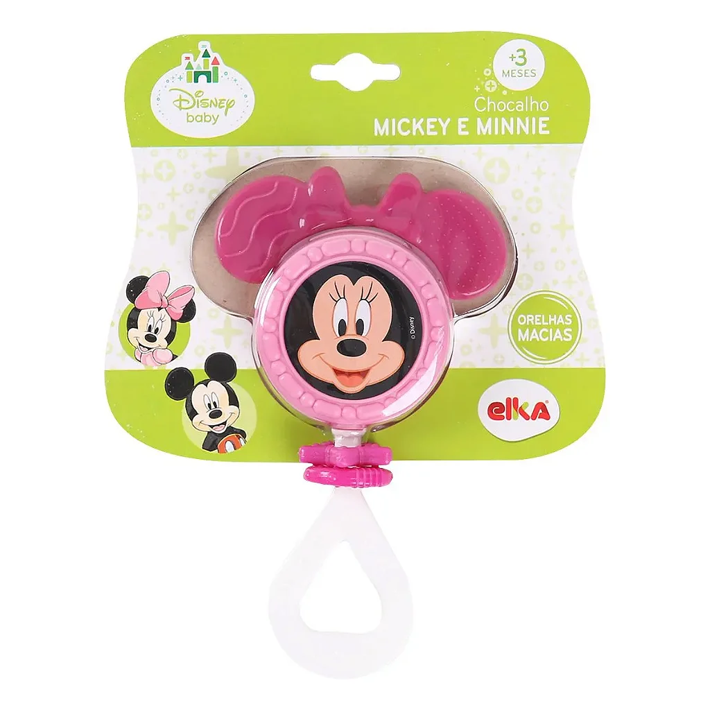 Chocalho Mordedor Disney Baby Minnie
