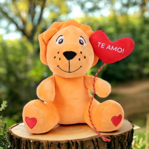 Leão de Pelúcia Pequenos Amáveis Balão