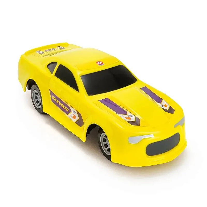 Carro Vai e Volta Esportivo Amarelo