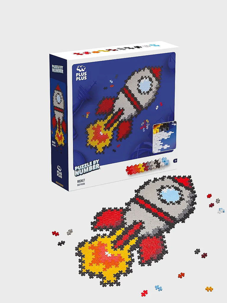 Puzzle by Numbers - Rocket
