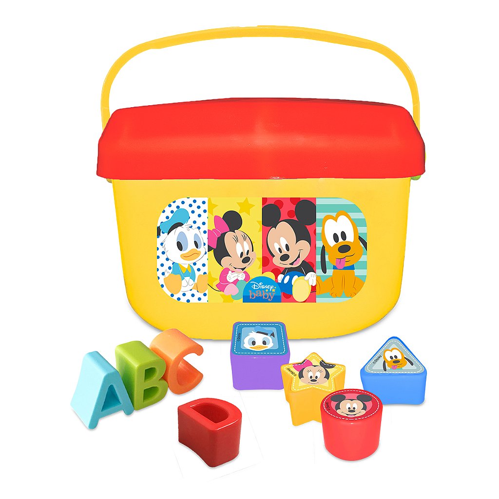 Baldinho de Formas Disney Baby