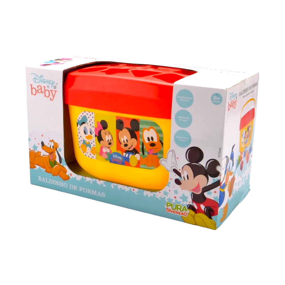 Baldinho de Formas Disney Baby