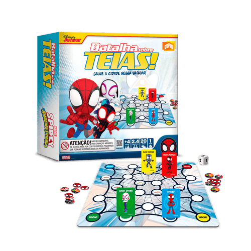 Jogo Spidey Batalha Sobre Teias
