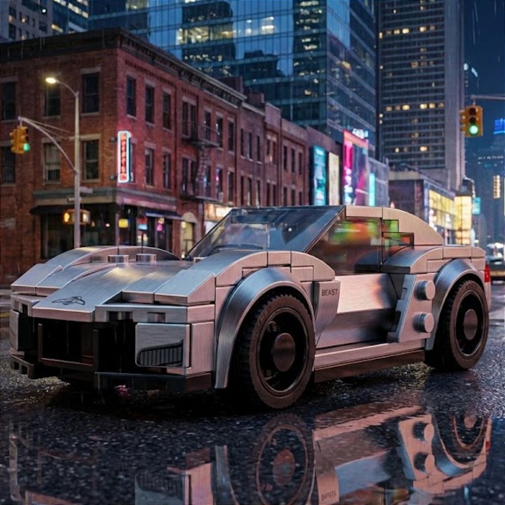 Carro para Montar Rezwani Beast ALPHA - 183 Peças (Série Racing)