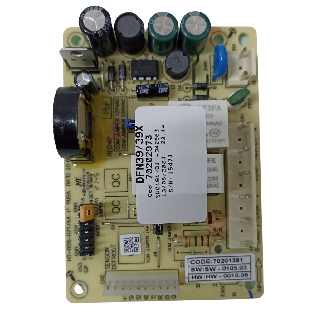 Placa Geladeira Electrolux DFN39 DFX39 70202973 Original - Friolar