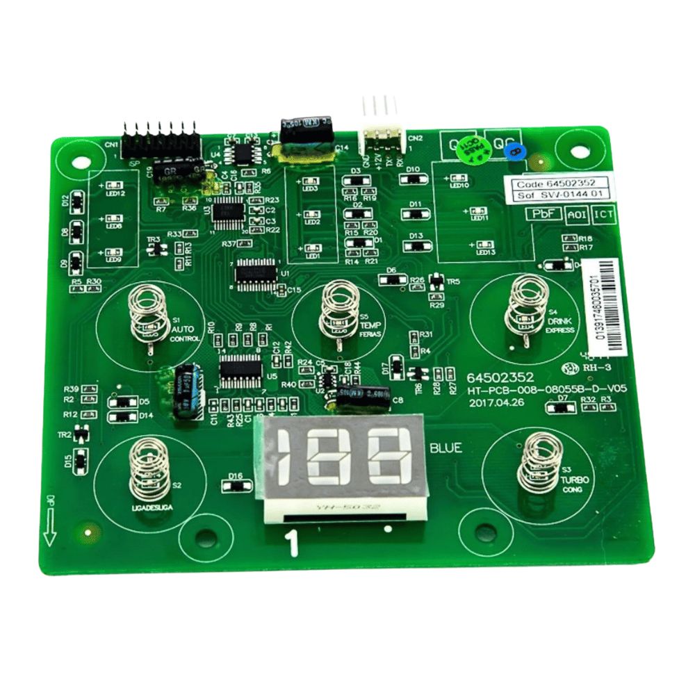 Placa Interface Geladeira Electrolux 64502352 Original - Friolar Peças