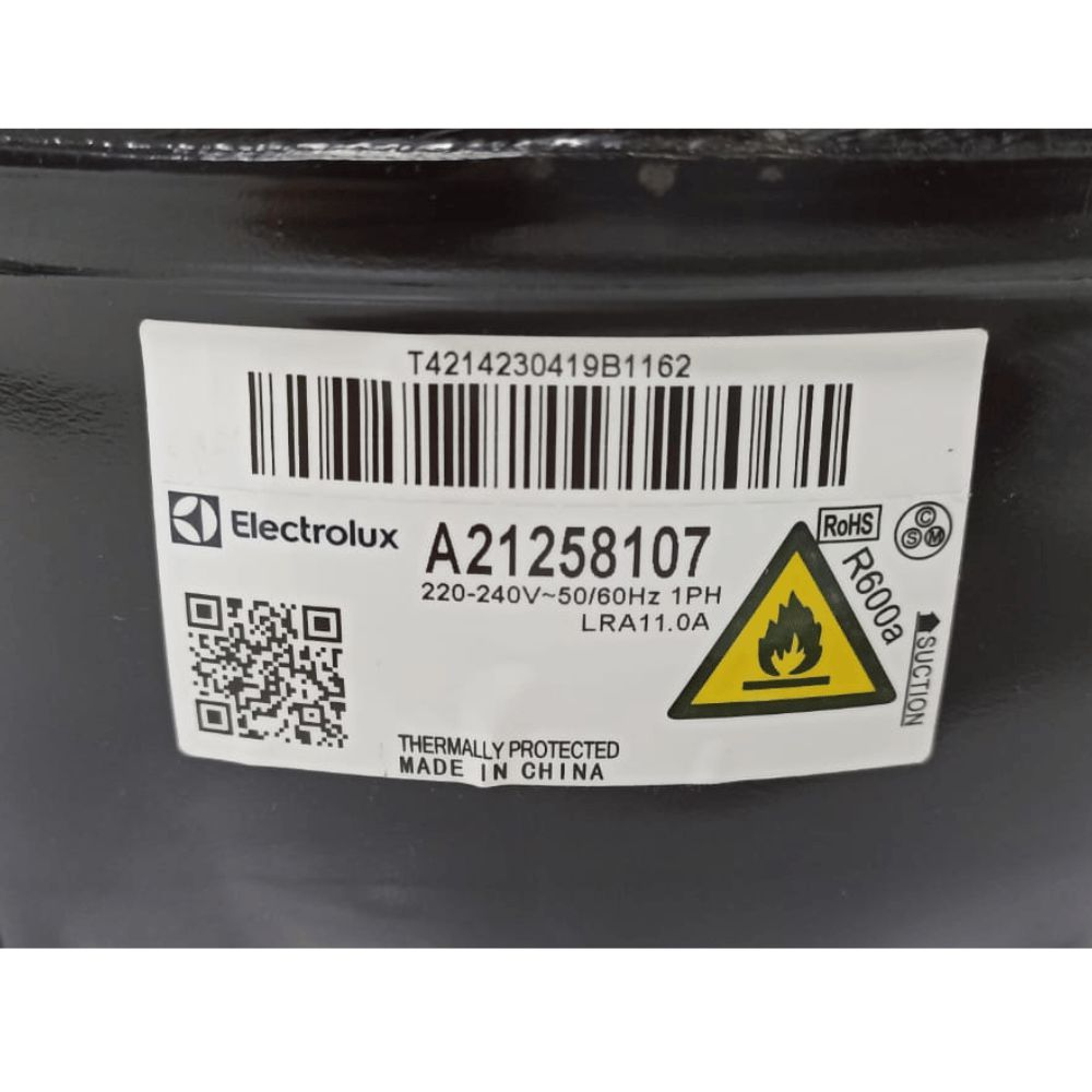 Compressor Electrolux A21258107 EL70C 1/5 R600A 220V Origina