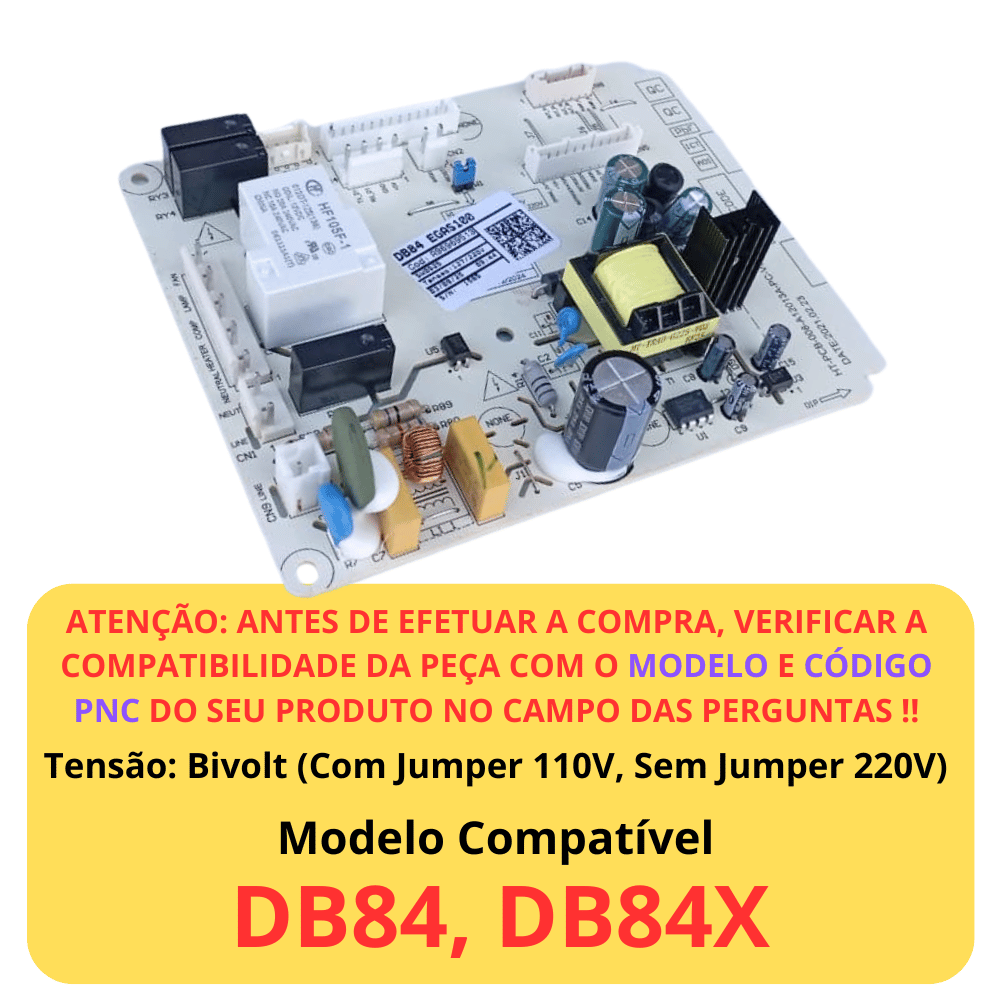 Placa Potência Geladeira Electrolux DB84 DB84X A96969513 Bivolt