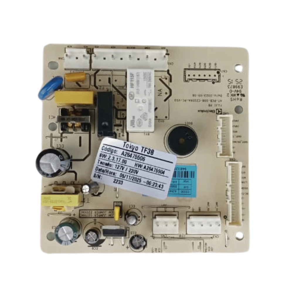 Placa Potência Geladeira Electrolux TF38 TF38S A26475506 Bivolt