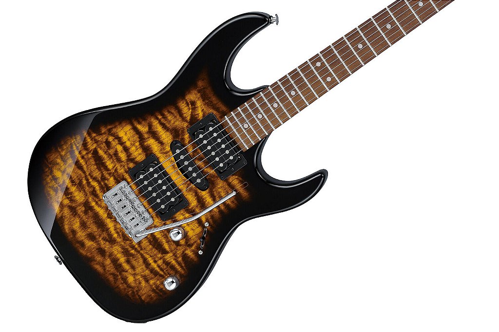 Guitarra RG GIO Sunburst Ibanez RG Series GRX70QA-SB [F035] - Loja